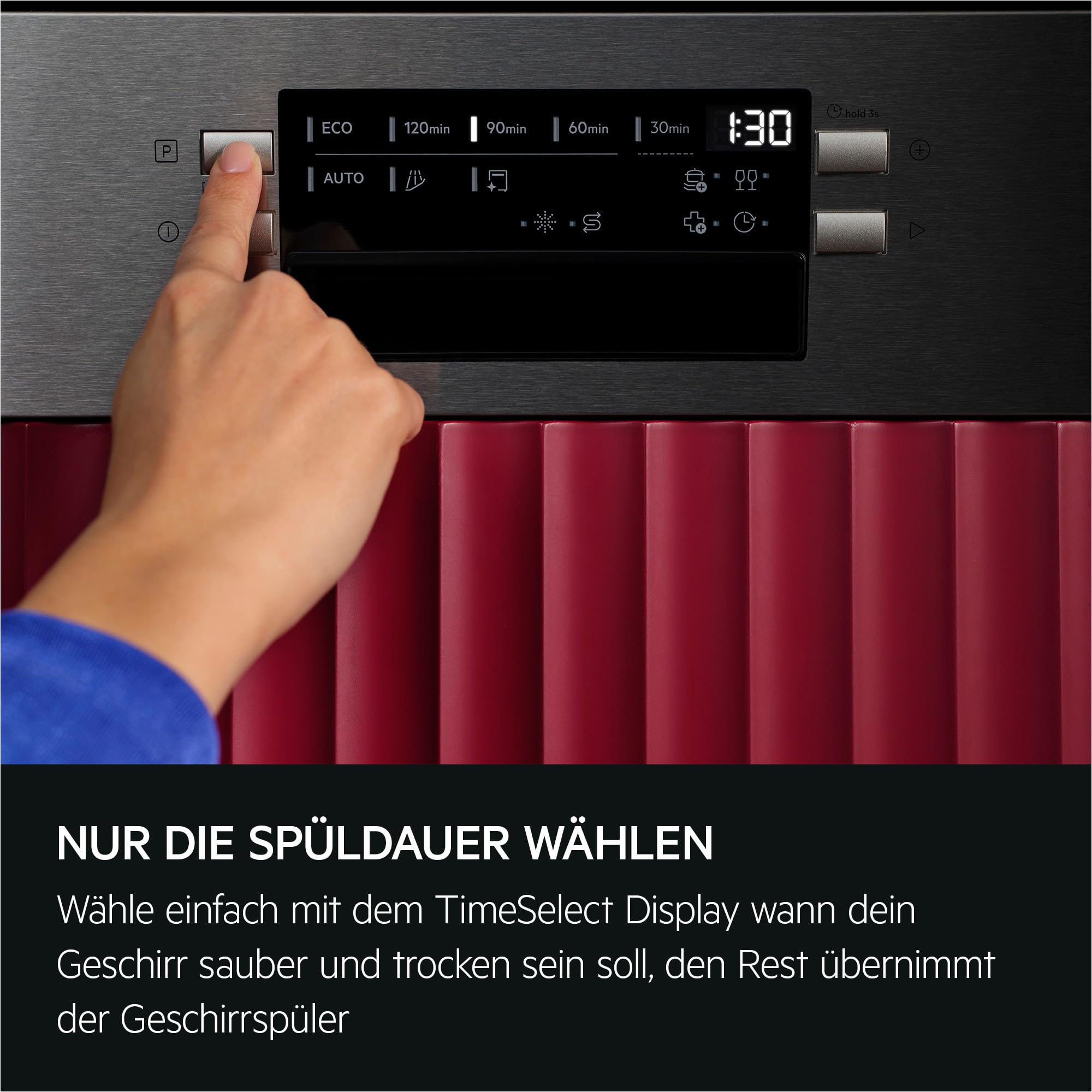AEG Teilintegrierter Geschirrspüler 6000 60cm 44dB 14 MG GT620B2SCM