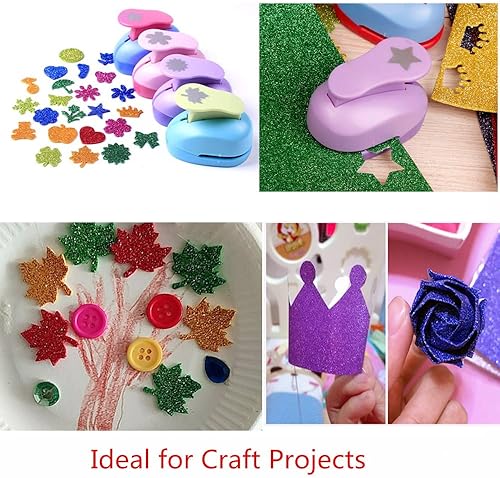 Miniatura 5 de Baisunt 20 hojas de papel de cartulina negro con purpurina para proyectos de arte de bricolaje álbumes de recortes decoración de fiesta de boda