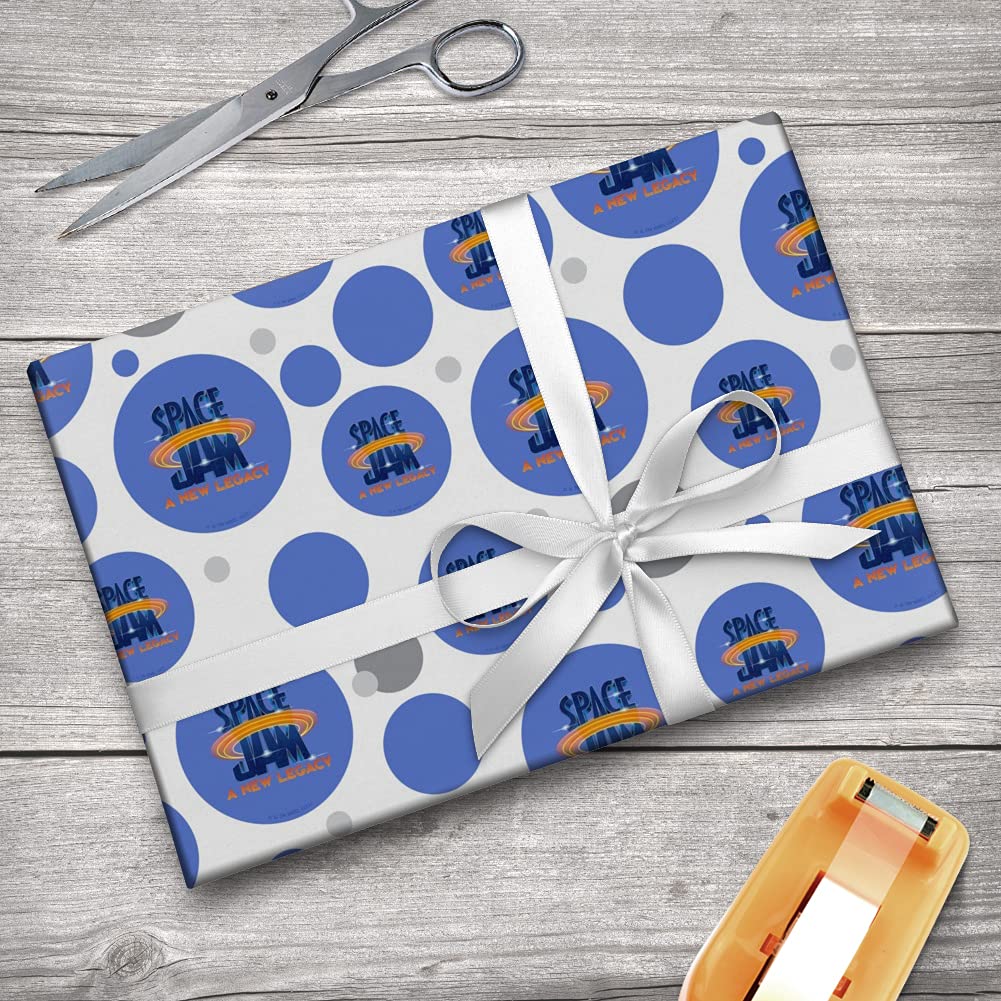 Space Jam: A New Legacy Tune Squad Wrapping Paper - 30 X 72 Inch Officially Licensed Gift Wrap