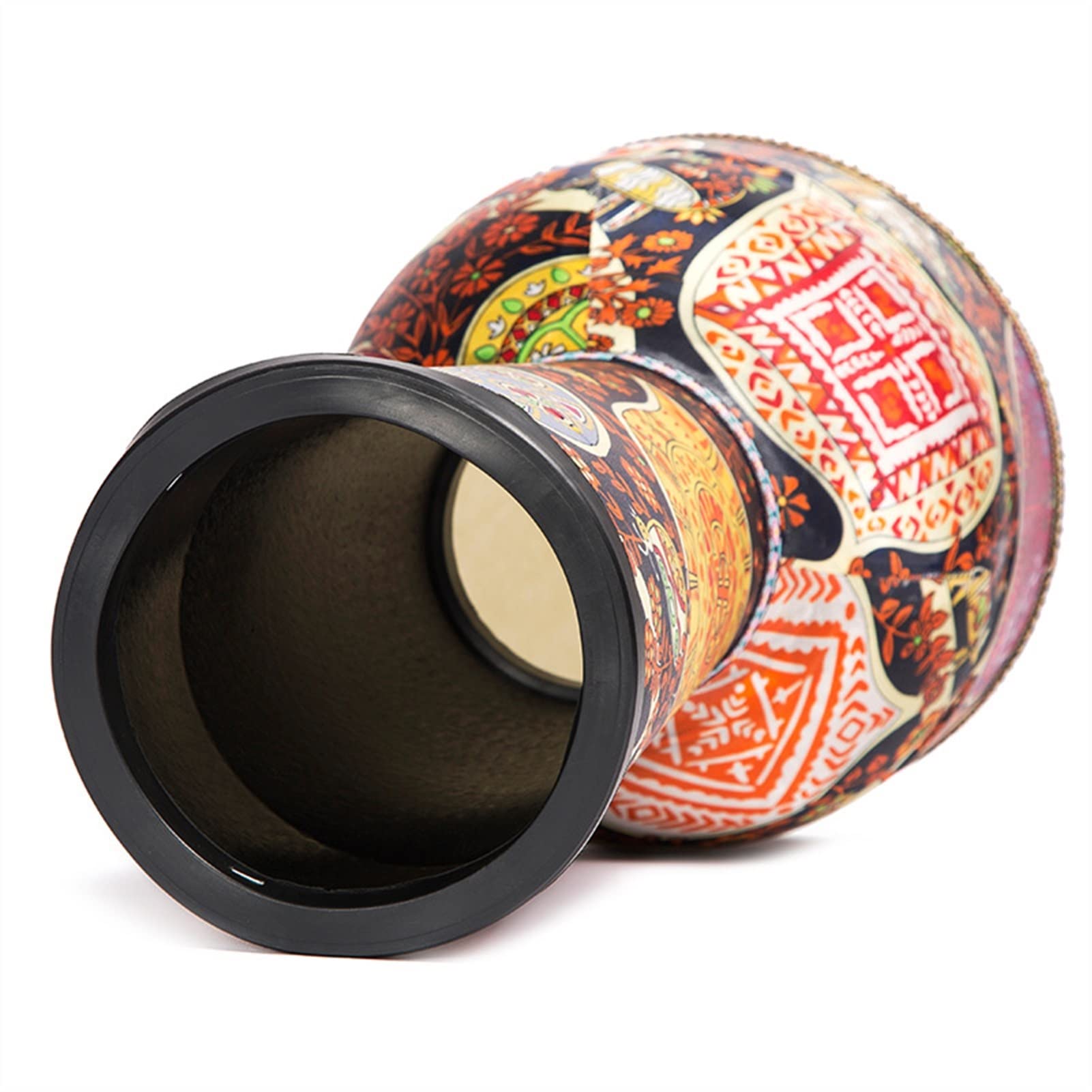 TSTS Djembé Djembe pour Tambourin pour Enfants Débutants Abdos Dessin Animé Tambourin De Tissu Coloré De 10 Pouces De 10 Pouces