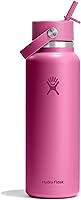 Vista 38 de Hydro Flask - Boca ancha, tapa con popote flexible, color negro (Black), 32 onzas