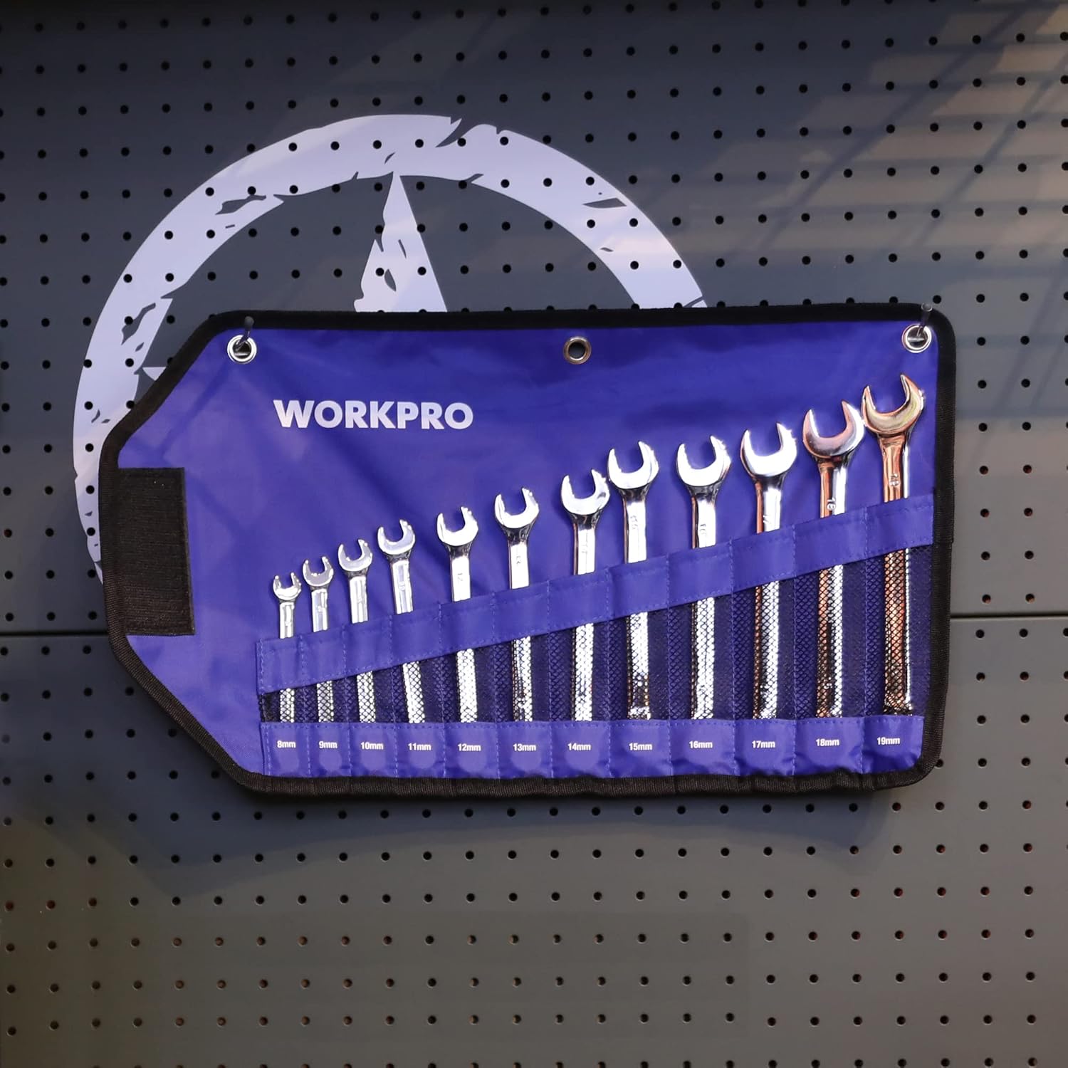 WORKPRO 12-in-1 Ratcheting Multi-Bit Screwdriver Set+ WORKPRO 20-Piece Combination Wrench Set, Metric