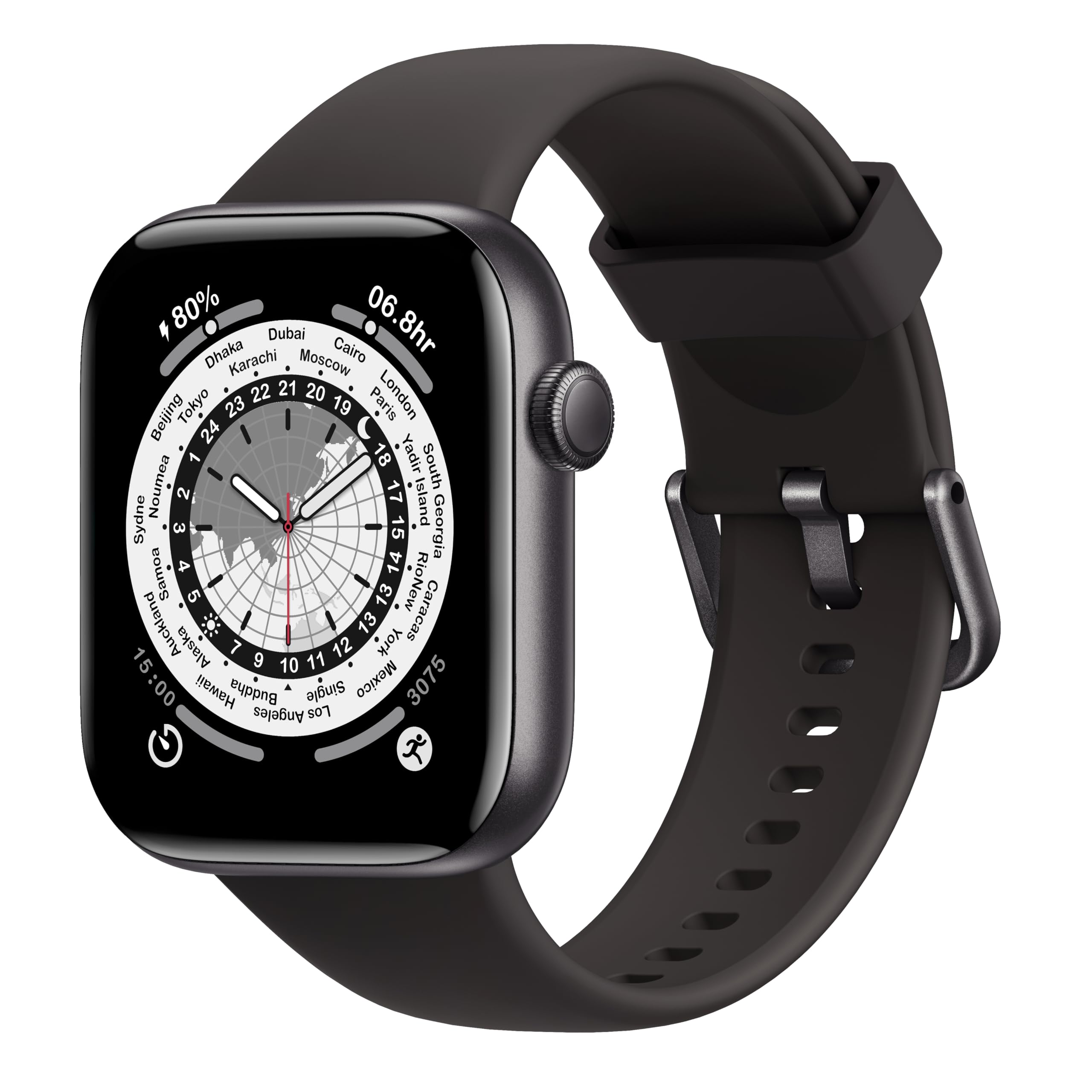 Reloj Inteligente Mujer Hombre, 1.85" Smartwatch con Llamadas Bluetooth, 140+ Modos Deportivos con SpO2/Pulsómetro/Monitor de Sueño/Podómetro, Impermeable IP68 para Android iOS - Regalo Día del Padre