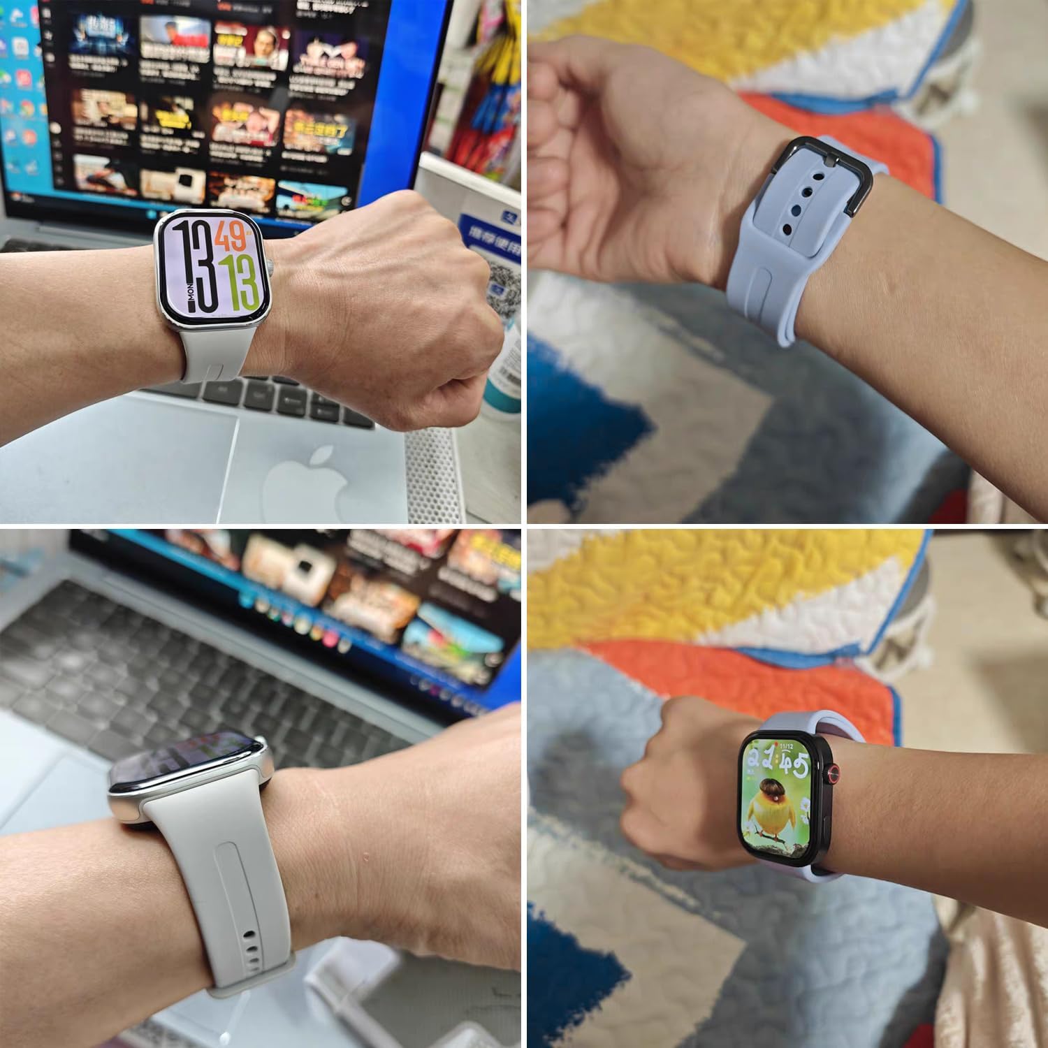 10 Pieces Bands Compatible for Xiaomi Redmi Watch 5 Band Replacement Straps Change, Soft Silicone Wristbands Correas Compatible for Xiaomi Redmi Watch 6 Band Accessory