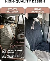 Vista 7 de Owleys Protector de Asiento de Automóvil de Cuero Premium para Asiento de Carro de Niño, Funda de Asiento de Carro contra Suciedad y Rayones