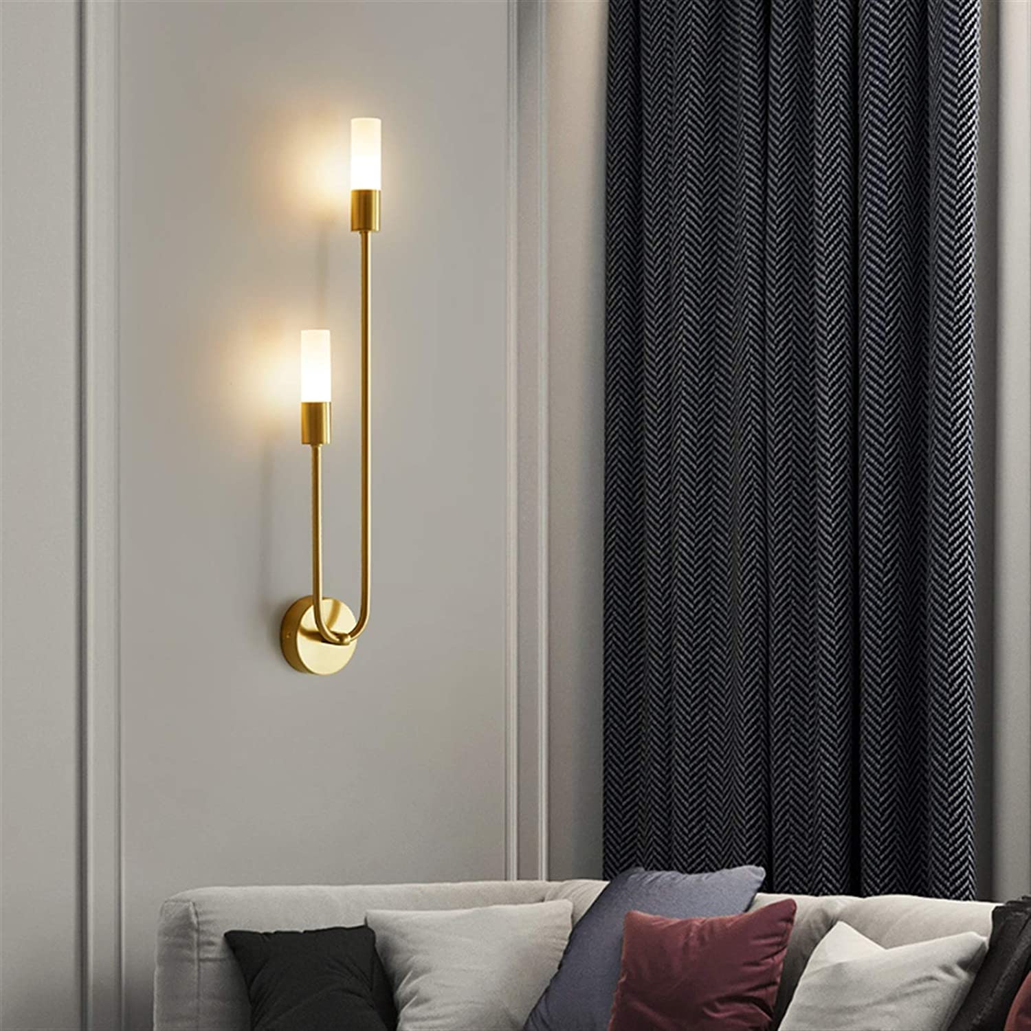 Wandleuchten Nordic Messing Wandleuchte Schlafzimmer Nacht Leselampen Korridor Treppen Gang Halterung Wandleuchten Home Leuchte Wandleuchten Flur