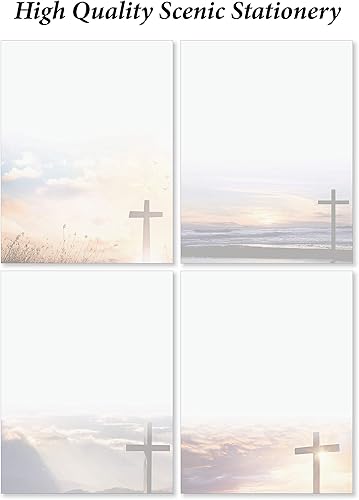 Miniatura 2 de Papelería religiosa escénica - Paquete de 48