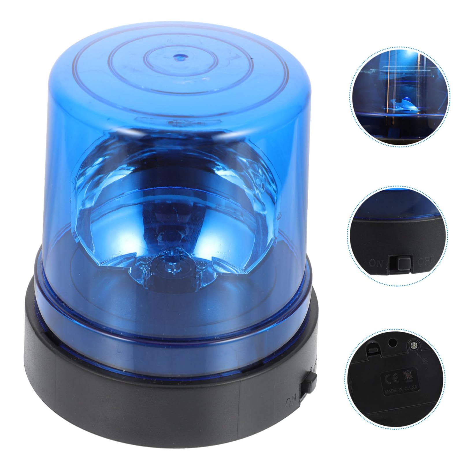 Ciieeo Lampe Alerte LED Clignotante pour Décoration de Fête Thématique Police Éducatif Lumière Décorative Amusante