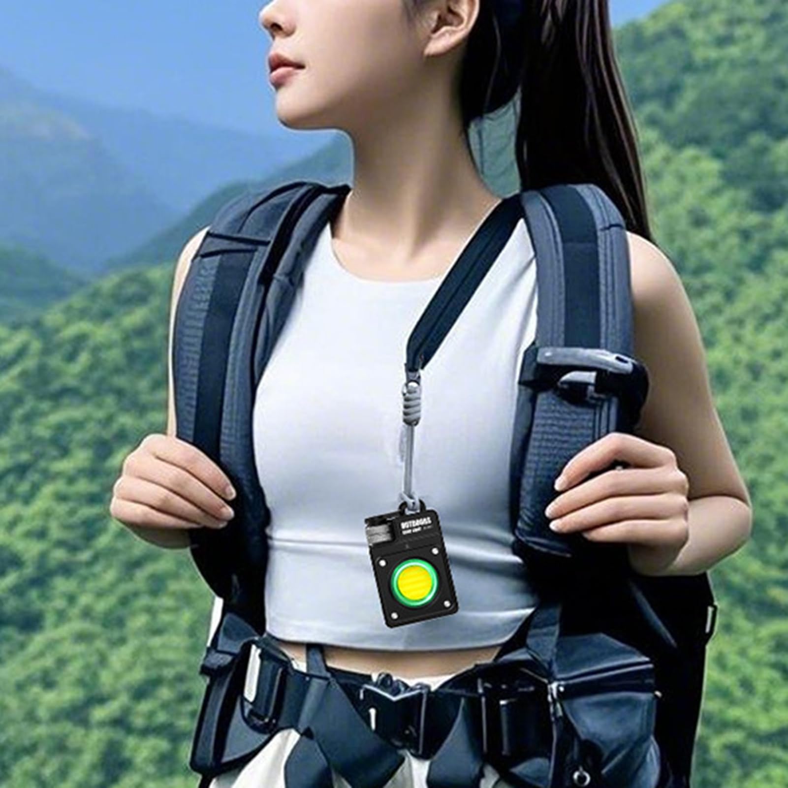 Campingleuchten, 3500 Lm LED-Laterne und Taschenlampe mit Wiederaufladbarem 3000-mAh-Akku, Einstellbare Helligkeit für Camping, Wandern, Notstromausfall (BLACK)