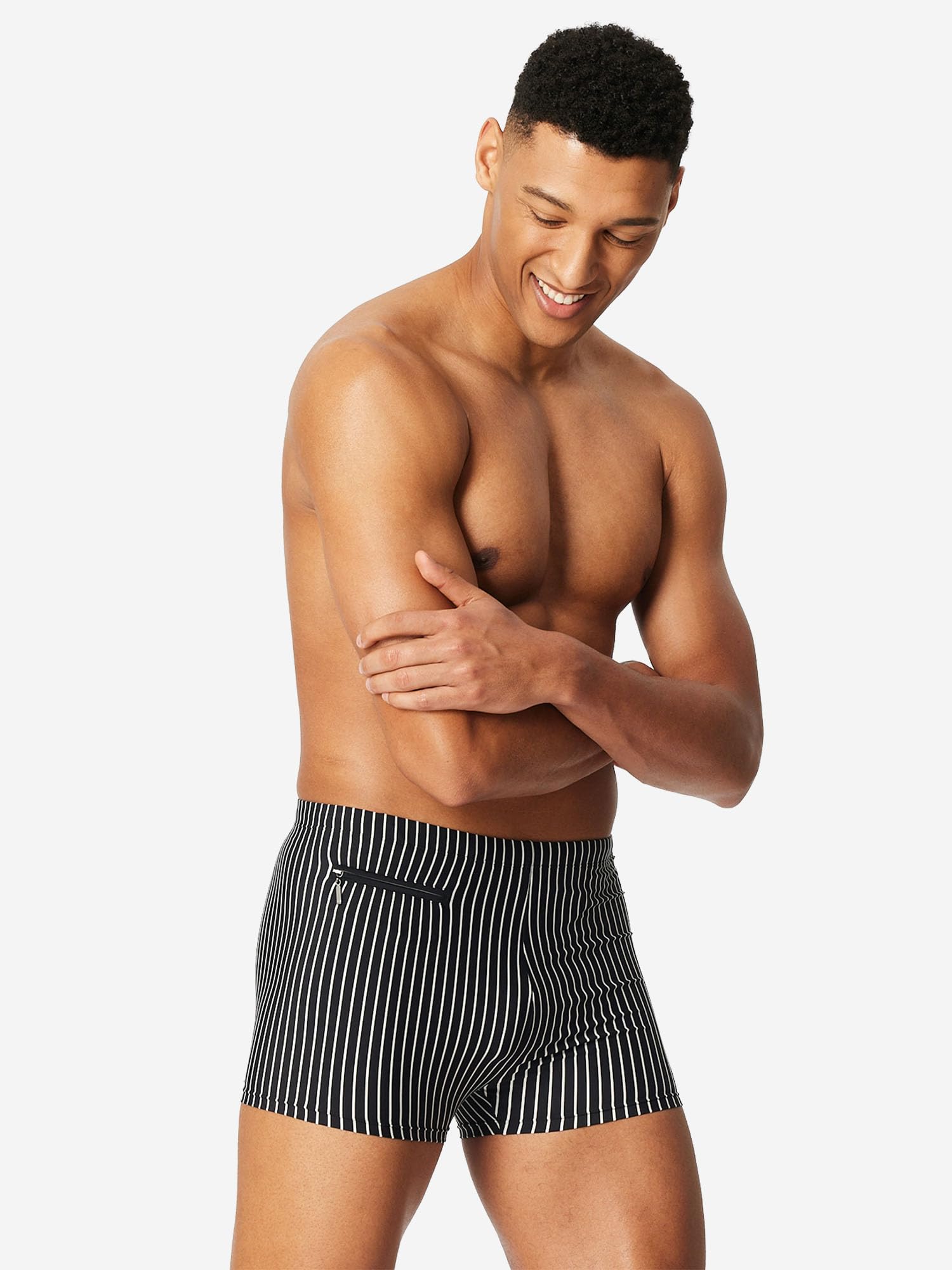 Schiesser Ocean Swim - Boxer da bagno da uomo, confezione da 2