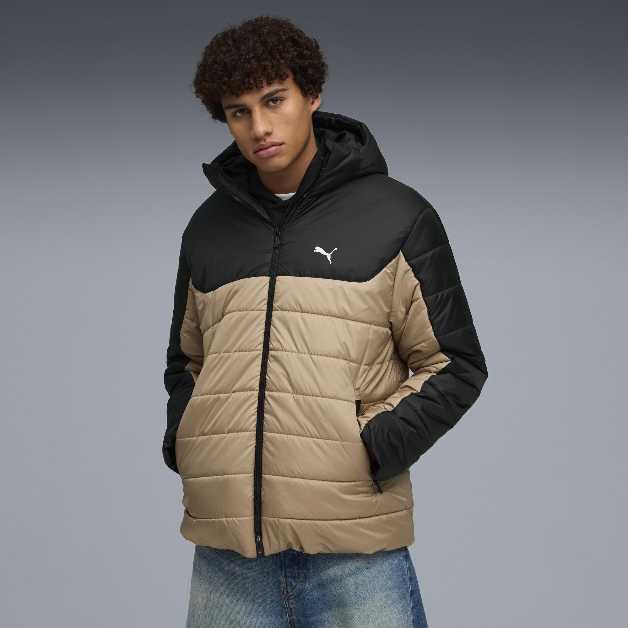 PUMA Unisex Ess Hooded Padded Jacket Isolierte Jacken (1er Pack)