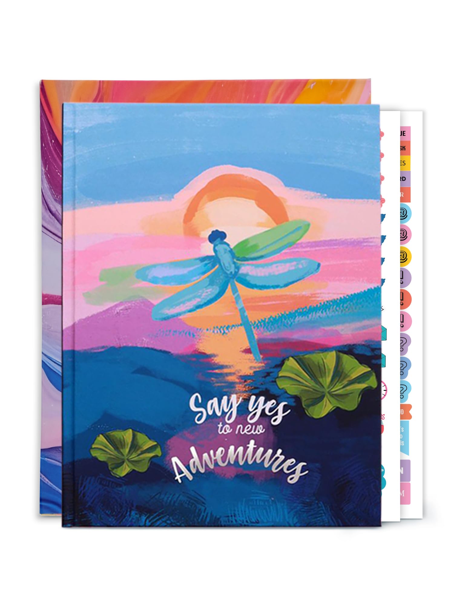 DOODLE B5 Undated Yearly Planner - Start Anytime of the Year | 208 Pages | 12 Monthly Planners | 16 Activity Pages | 240 Sticker | 4 Notecards | 4 Quote Cards