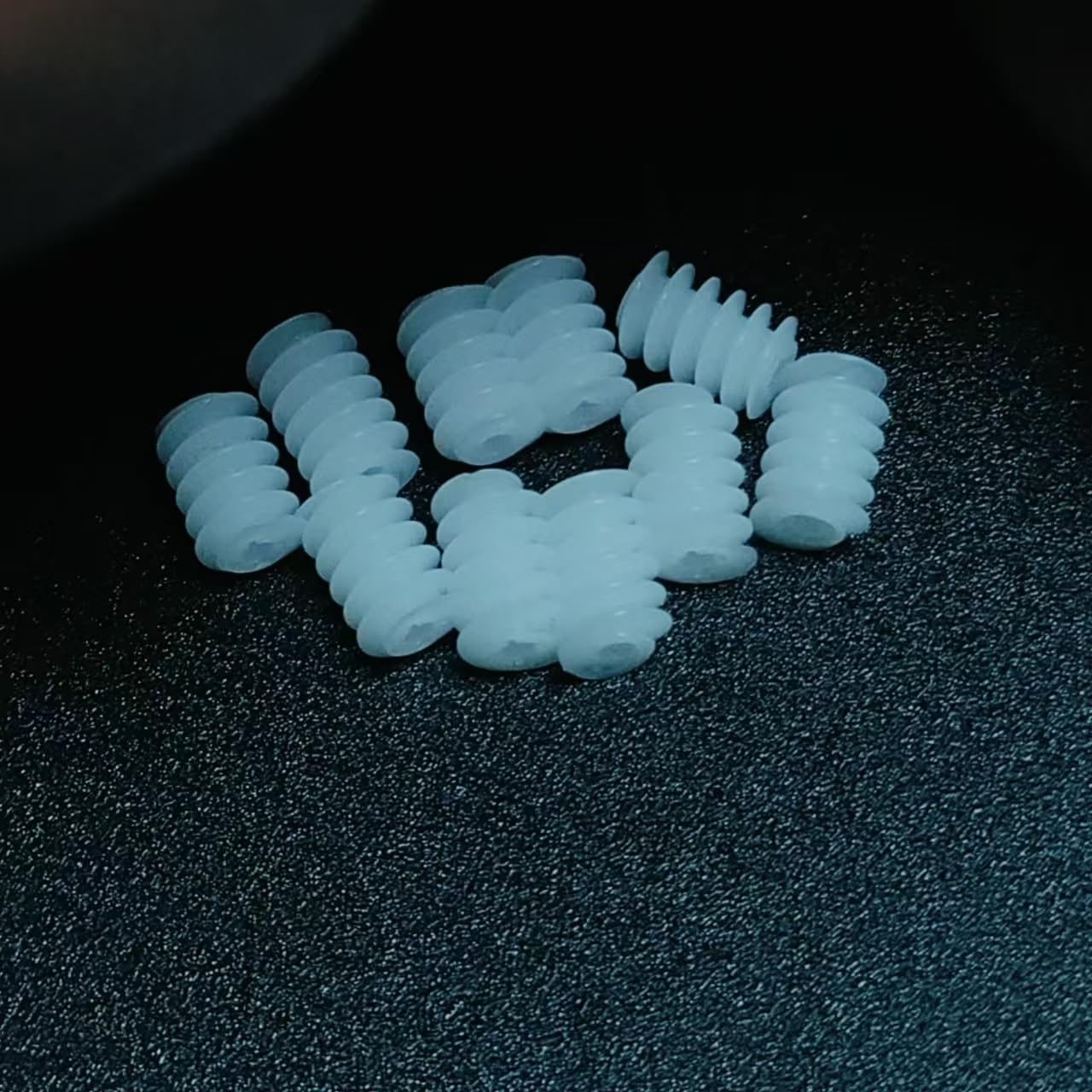 Shaft Pinion 5pcs 6x6mm Plastic Worm Gear 0.5 Module 1.5mm 2mm Bore Worm Rod DIY Toy Model Gear Pinion Motor Transmission(2MM BORE)