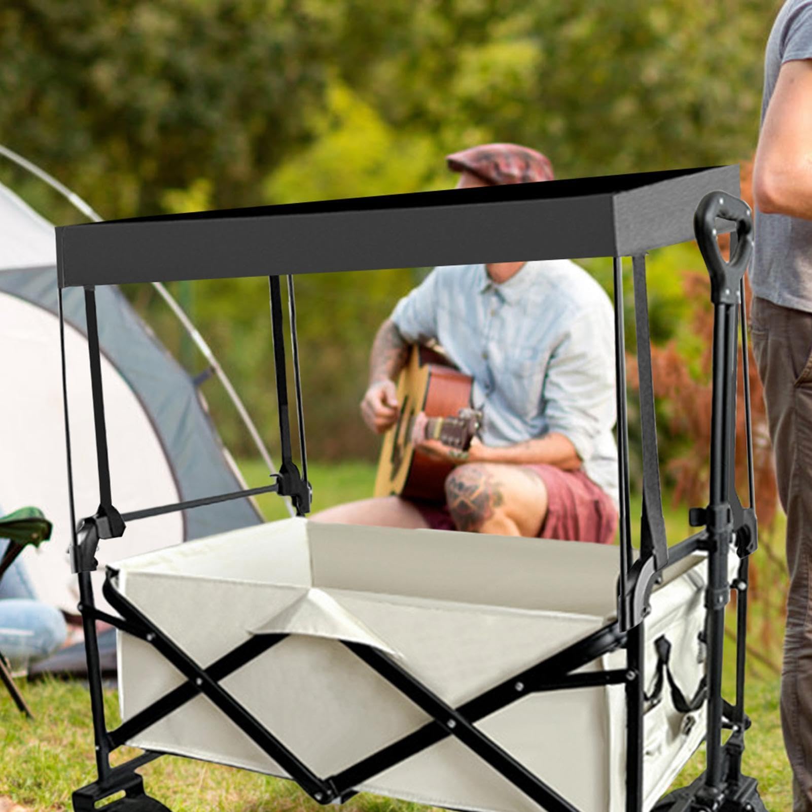 Générique Golf Cart Canopy Store Anti-UV Tissu Oxford 600D