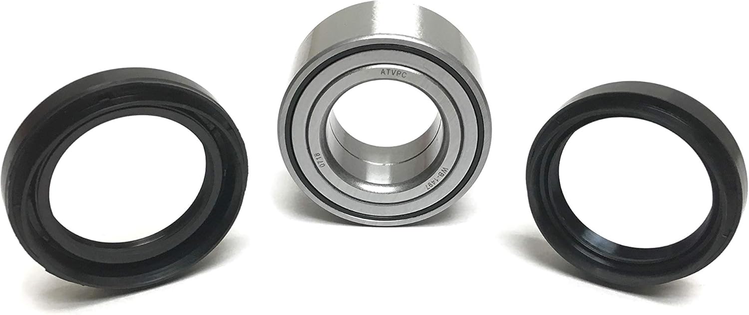 Precision Front Wheel Bearing Kit for Kawasaki Brute Force Prairie Twin Peaks Quality Tested Exact Fit Low Friction Corrosion Resistant ATVPC