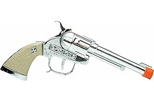 PARRIS CLASSIC QUALITY TOYS EST. 1936 Cowboy Die-Cast Steel Side-Loading Toy Pistol