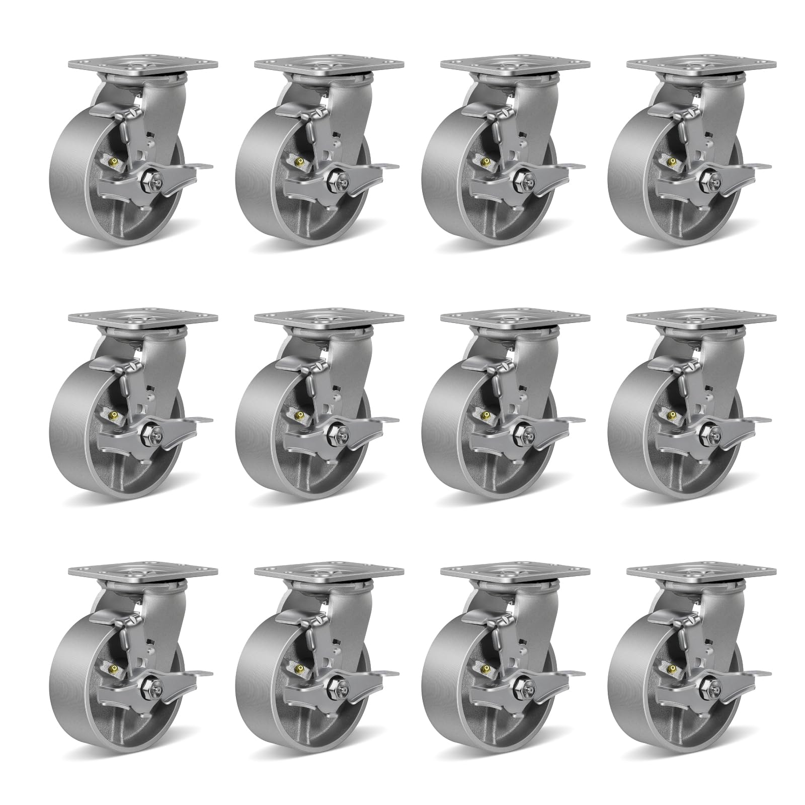 Heavy Duty Caster Wheels - 5000LB Capacity -21