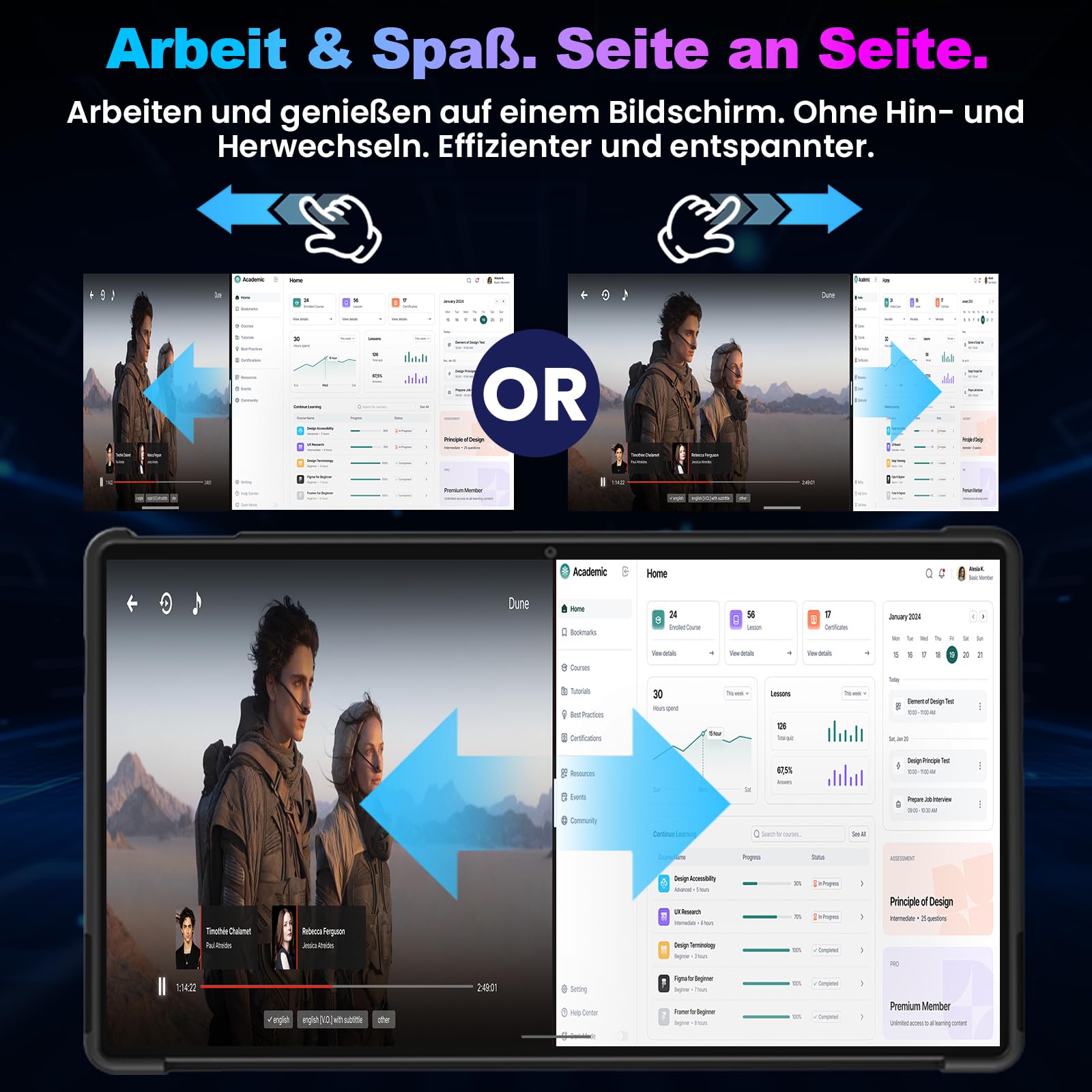 jumper Tablet 15,4 Zoll, Android 16 Tablet Helio G99 Octa-Core Prozessor | Gaming Tablets mit Ständer & Hülle, 8GB RAM 256GB ROM, Widevine L1, 10000mAh, GMS & GPS, 5MP+13MP, 4 Speakers, BT5.2