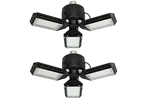 2-Pack Garage Light 80W LED Garage Light 8000LM Led Garage Ceiling Lights...