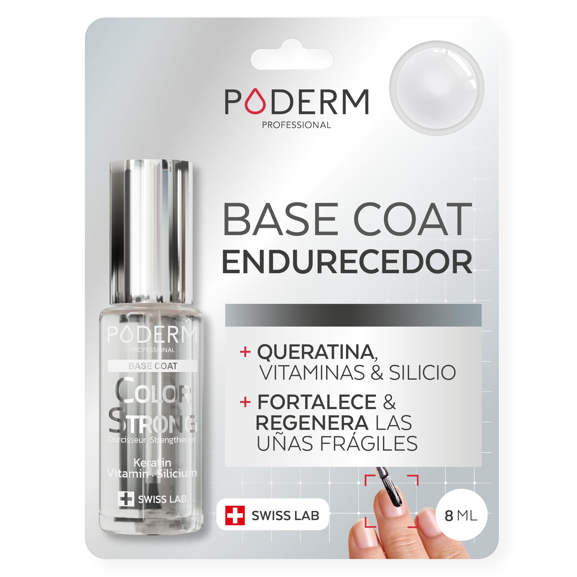 Oferta: PODERM - Esmalte endurecedor para uñas BIOTINA SILICIO