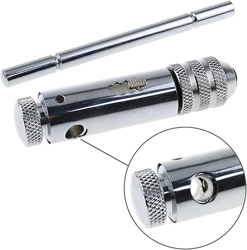 Miniatura 4 de Llave de grifo con mango en T E-outstanding M3-M8 Taladro de trinquete con mango en T ajustable América - DWTD338R 1/16-1/4 pulgadas de trinquete