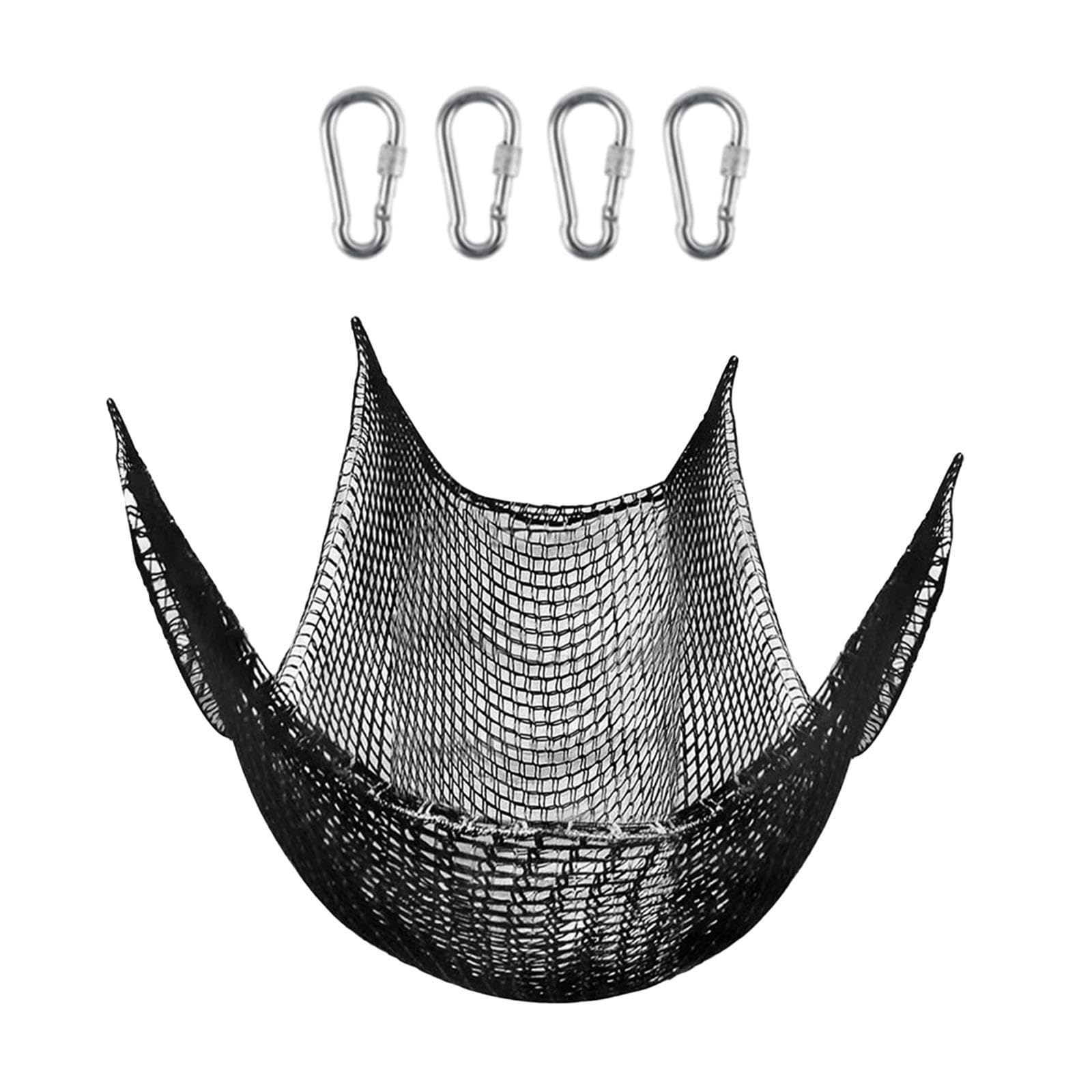 Heavy Du Safe Net per bambini Parco giochi 2mx Nero Mesh Arrampicata C per Indoor Outdoor Attività Casa sull'albero Massimo Securi per giocare e Arrampicata