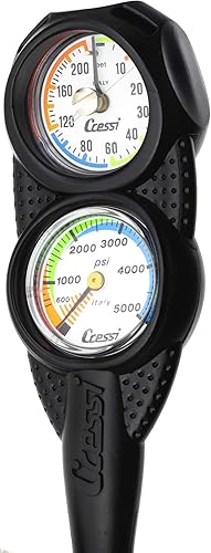 Miniatura 5 de Cressi Scuba Diving Mini Console - Depth Gauge + Pressure Gauge - MiniConsole 2 made in Italy