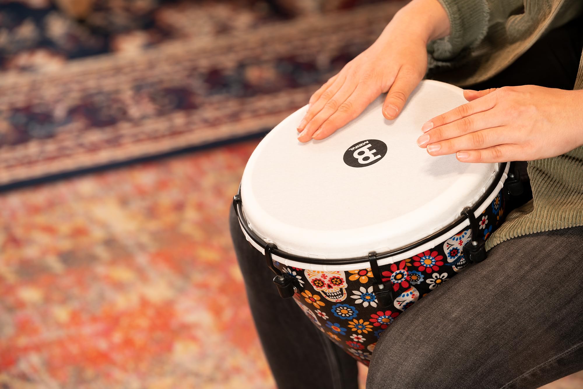 Meinl ADJ10-DA Djembe Alpine Series 10" Day of the Dead