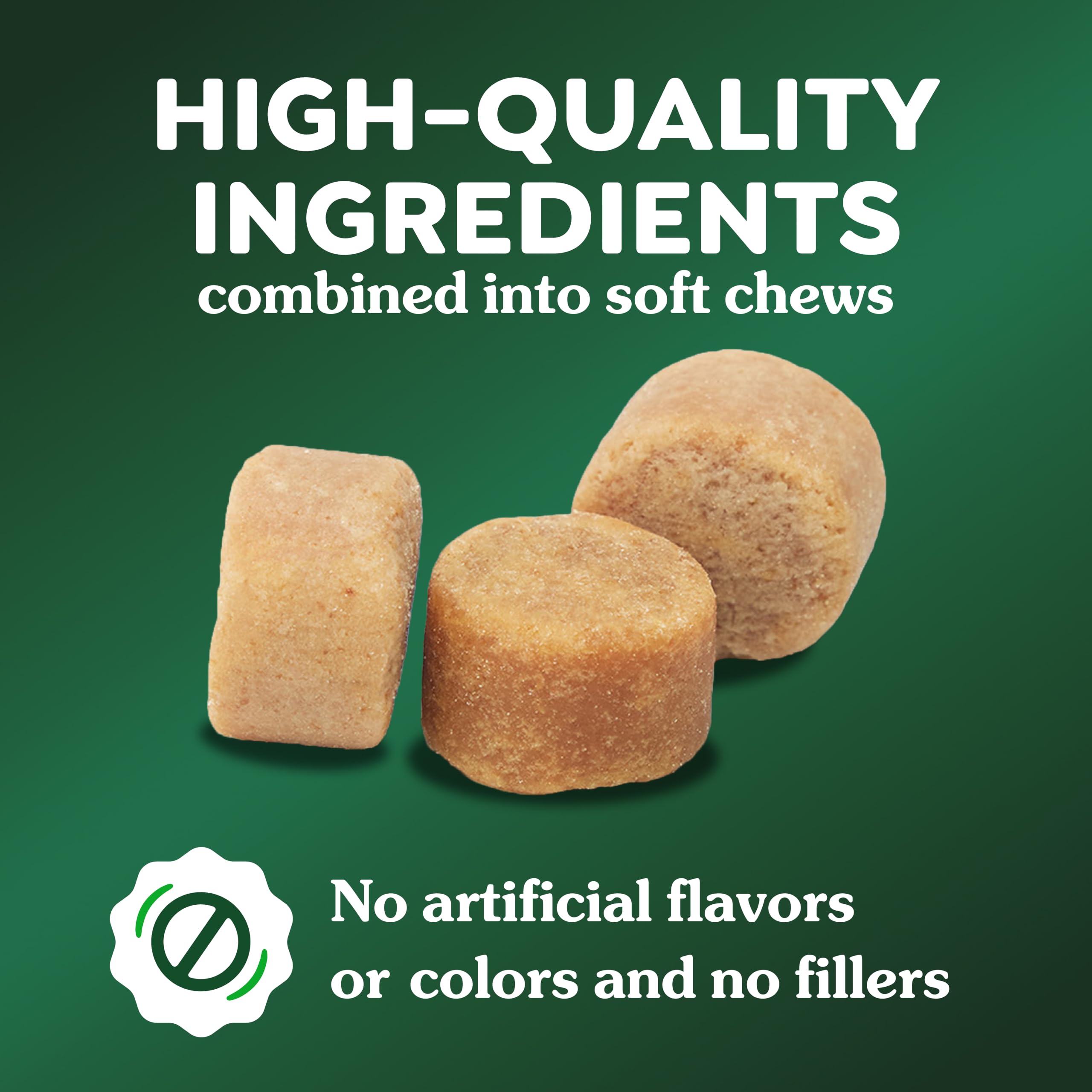 Greenies Supplements 8-in-1 Multi-Benefit Soft Dog Chews, Chicken, 80 Count — Amazon image 5