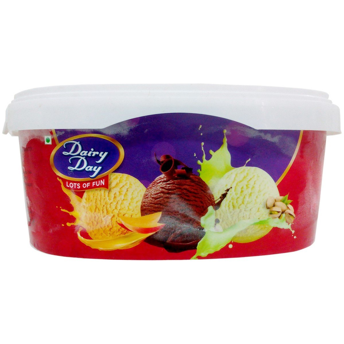 Dairy Day Ice Cream Plain Pista, 900ml Tub Amazon.in Grocery