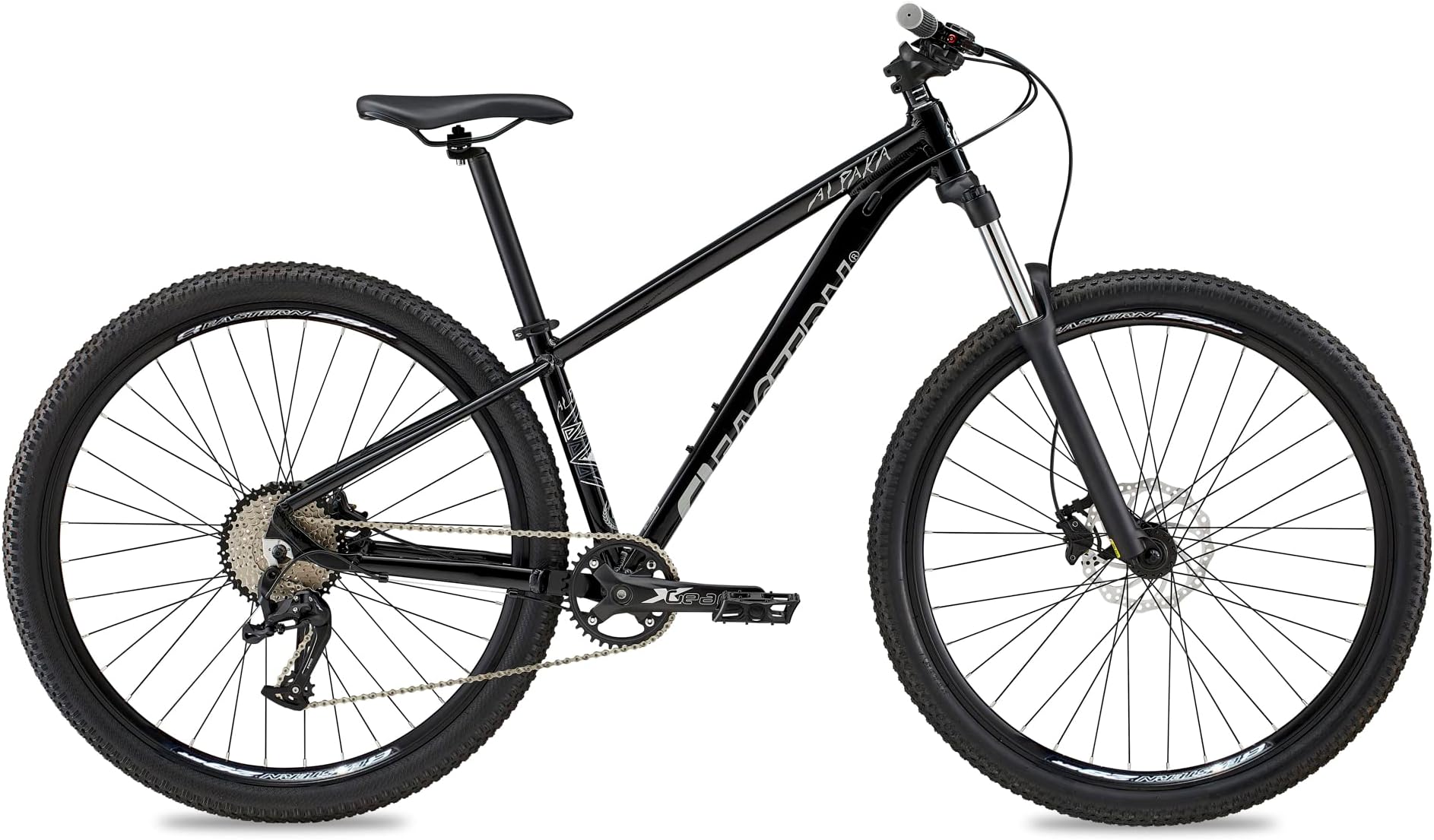 Alpaka 29" Lightweight MTB Mountain Bike, 9-Speed, Hydraulic Disc Brakes, Front Suspension Available in 4 Frame Sizes.