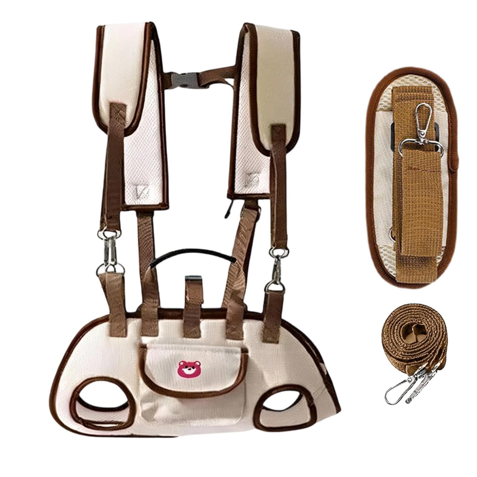 Mochila portamascotas ajustable para perros pequeños con diseño ergonómico