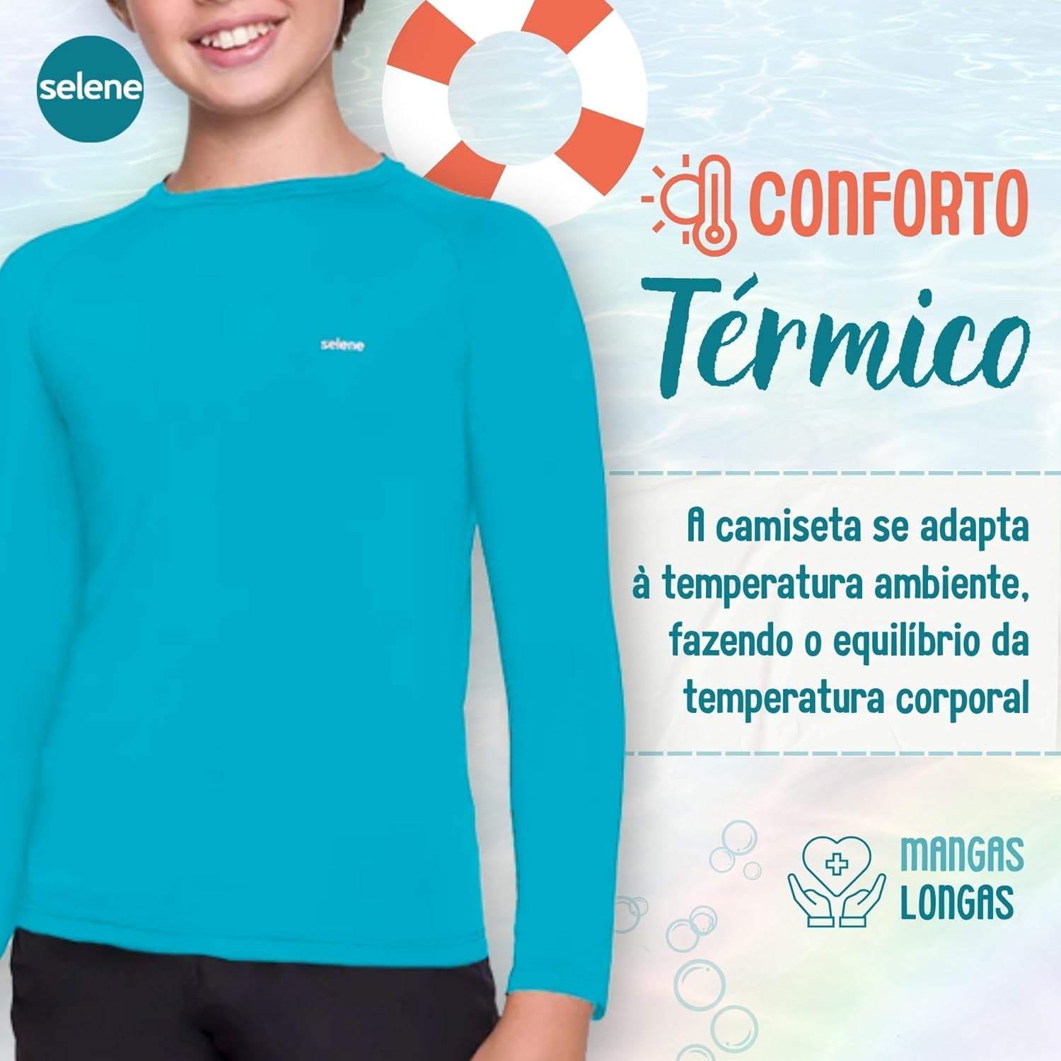 Camiseta INFANTIL Térmica Manga Longa Proteção UV50+ Selene Meninos e Meninas em promoção! Veja a oferta e mais achadinhos de Moda praia infantil 5 Hoje é o melhor dia para comprar Camiseta INFANTIL Térmica Manga Longa Proteção UV50+ Selene Meninos e Meninas com aquele preço maroto! Promoção! Aproveite a oferta! 5
