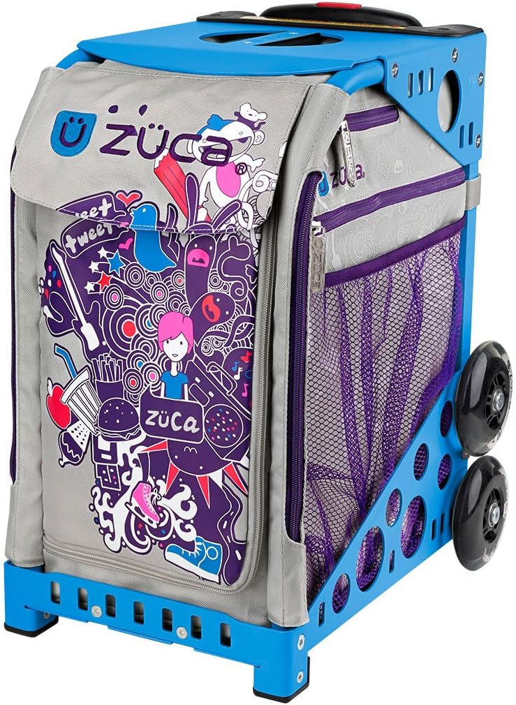 ZUCA Bag ZUCA Nation Insert & Blue Frame w/ Flashing Wheels