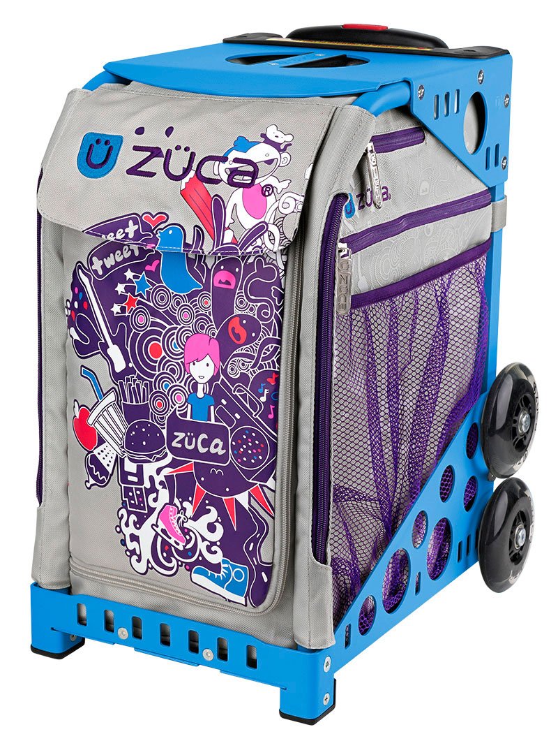 ZUCA Bag ZUCA Nation Insert & Blue Frame w/ Flashing Wheels