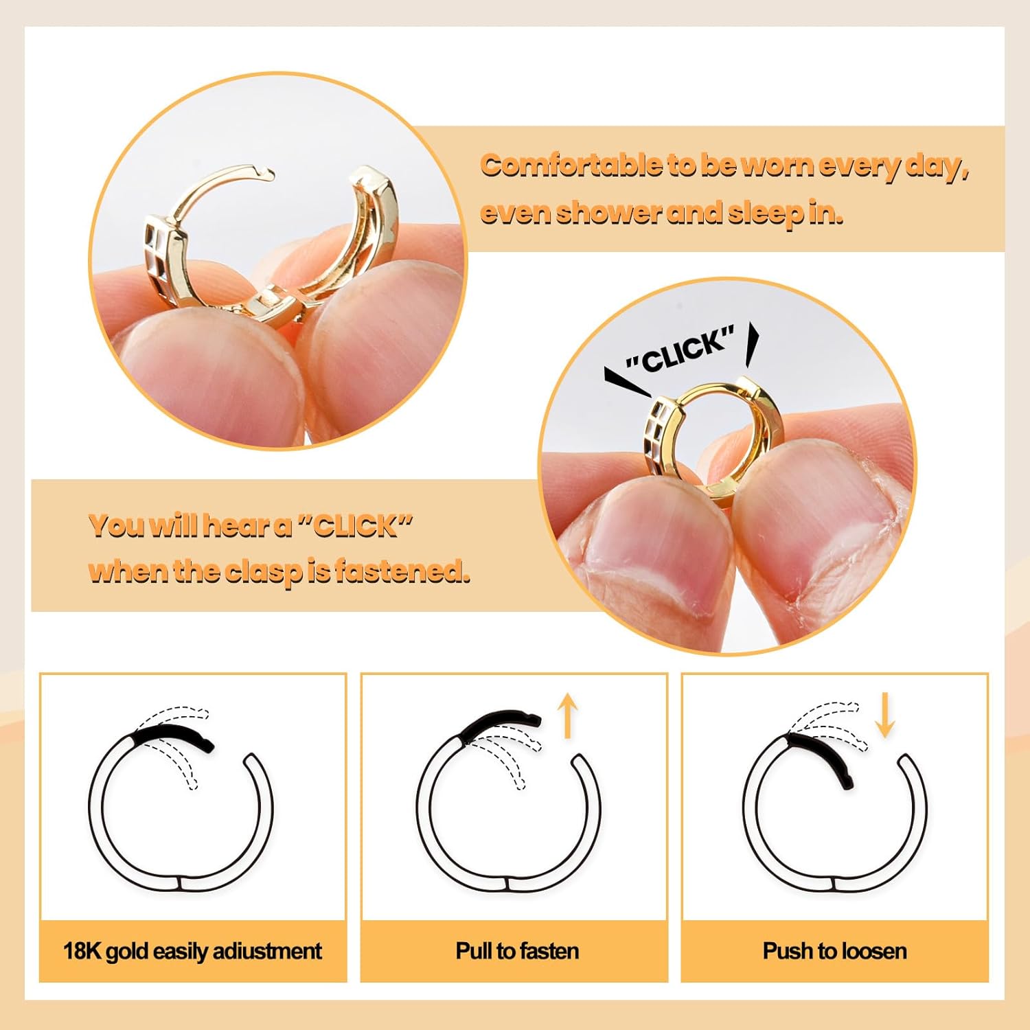 Small Checkered Hoop Earrings, Multicolor Enamel Hoops Earrings for Women, Tiny Round Circle Huggie Hypoallergenic Earrings Piercing Jewellery Gift for Women - Image 7