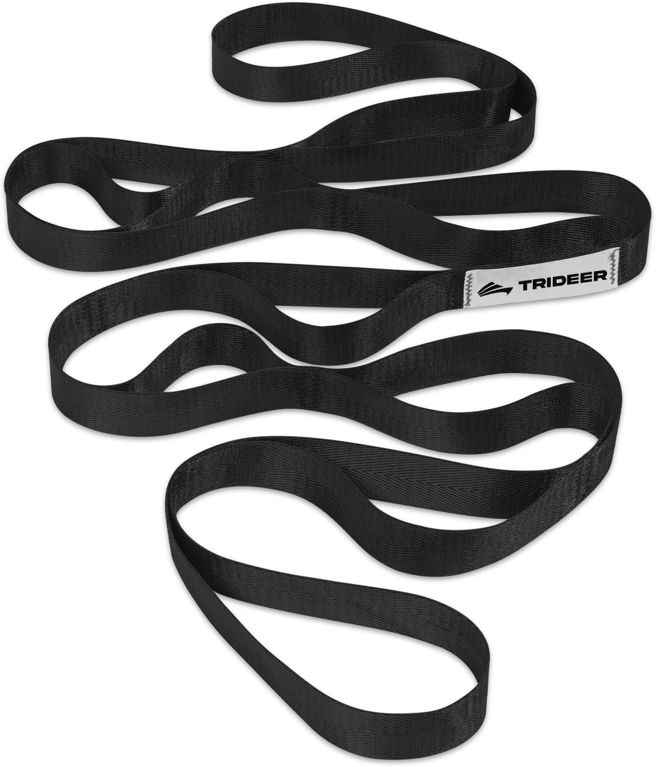 Trideer Stretching Strap Yoga Strap black