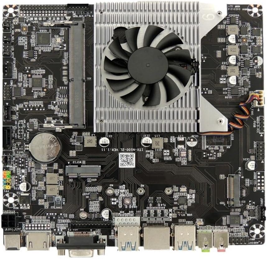 N100 Mini ITX Motherboard Quad Core Computer Mini Host HTPC Advertising Industrial Control Motherboard