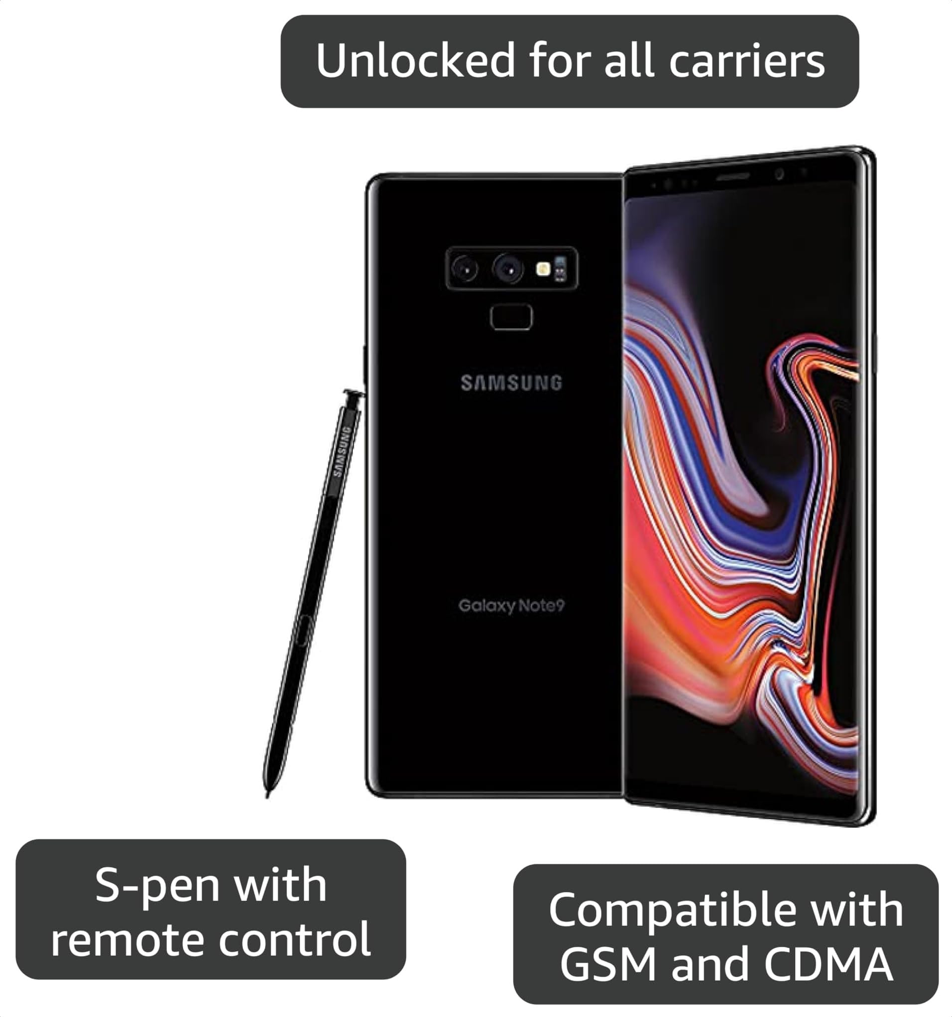 Amazon.com: Samsung Galaxy Note 9 (restaurado). : Celulares y