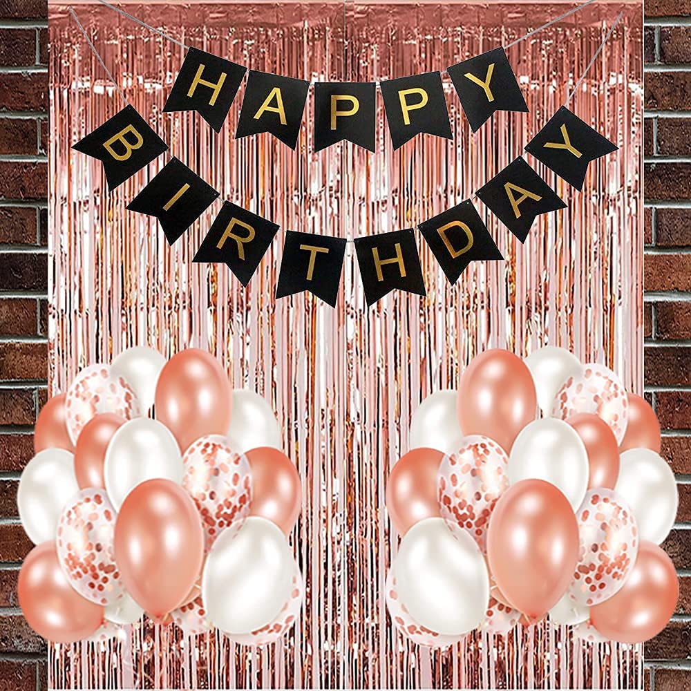 Birthday Balloons Decoration Items Combo Kit