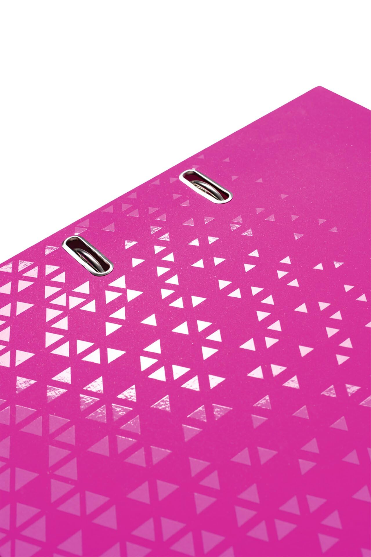 HERMA Ordner A4 Farbe Pink Set, 5 Stück, 7 cm breit, Kinder Ringordner mit Muster, einfarbiger Aktenordner mit glänzender Veredelung und Innendruck für Jungen und Mädchen