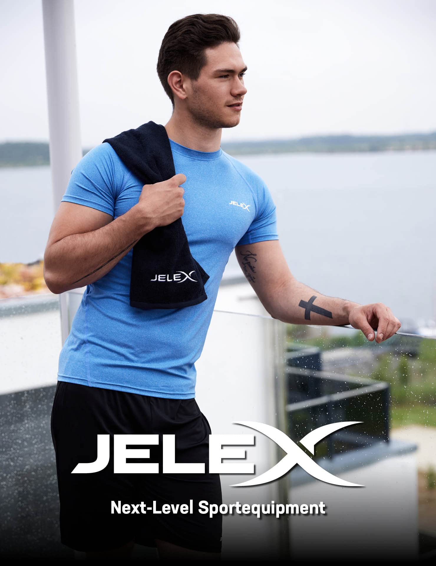 JELEX Mano derecha de acero inoxidable para diestros, adecuado para hombres y mujeres, longitud: 88-92 cm, ángulo de 64°, peso: 480 g, con mango de goma ergonómico, fácil de limpiar y duradero