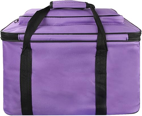 Miniatura 4 de Amplio organizador de arte y manualidades de viaje, bolsa cruzada plegable para artista, bolsa de hombro para dibujo, pintura, bolsa de