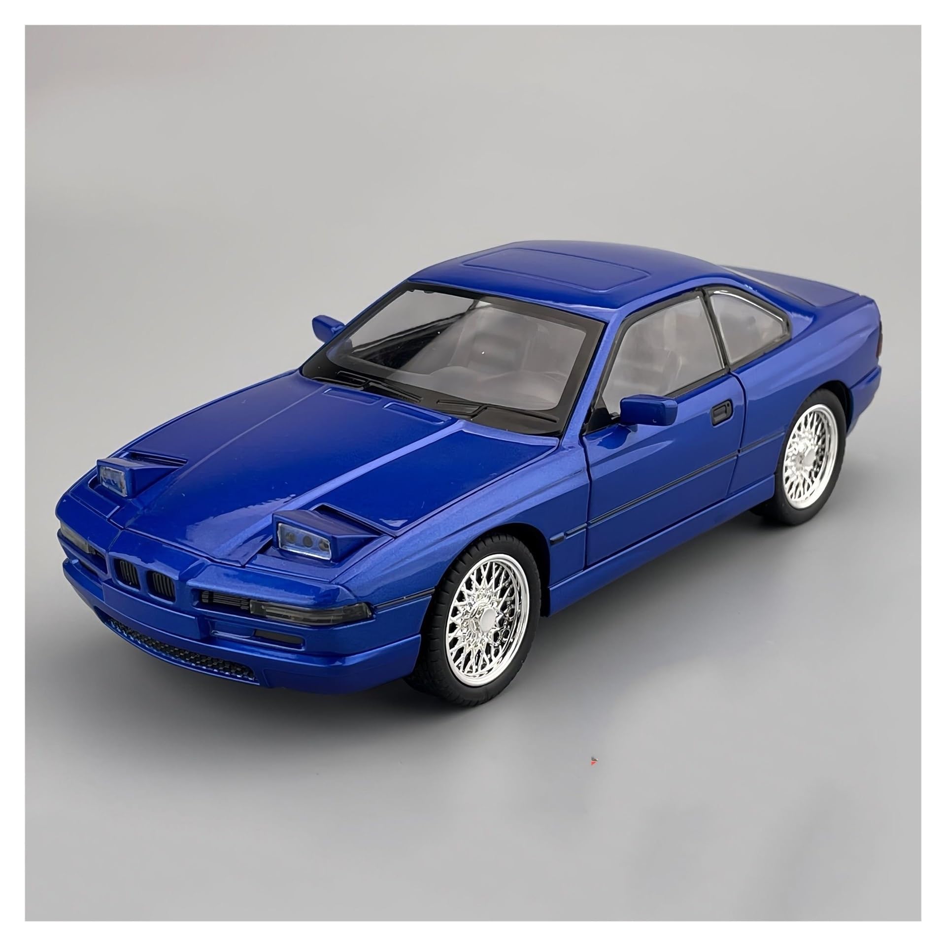 UIFCOG Die Cast Collectible Car Model 1:24 For BWM 850CSi Alloy Die Casting Model Car Ornaments(Blue)