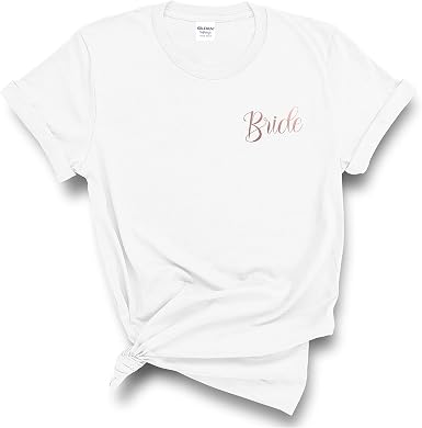 Amazon.com: H3GRUP, Bride Shirt, Bride 