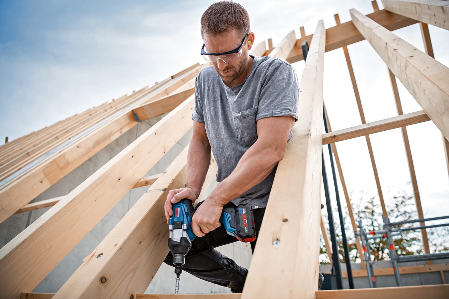 Bosch Professional BITURBO Cordless Impact Wrench GDS 18V-1050 HC - 1050Nm Torque Solo Tool