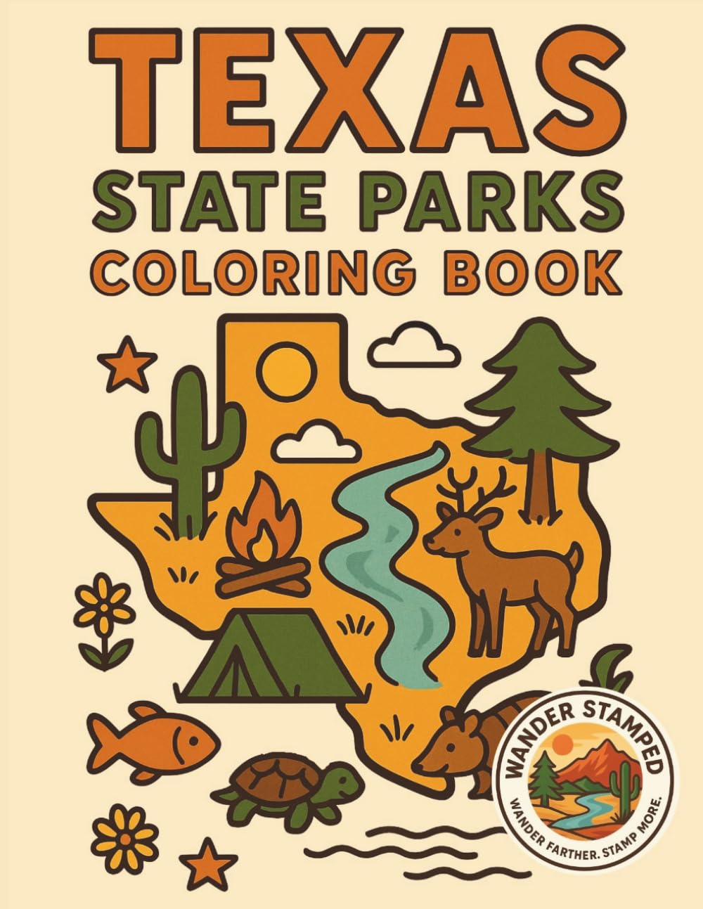 Texas State Parks Coloring Book (Texas State Parks Series)