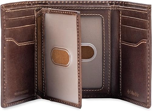 Miniatura 9 de Columbia Mens RFID Trifold Wallet Black Joe, Brown, Brown Casual, Brown Emboss, Lofton Brown, Newberry Black