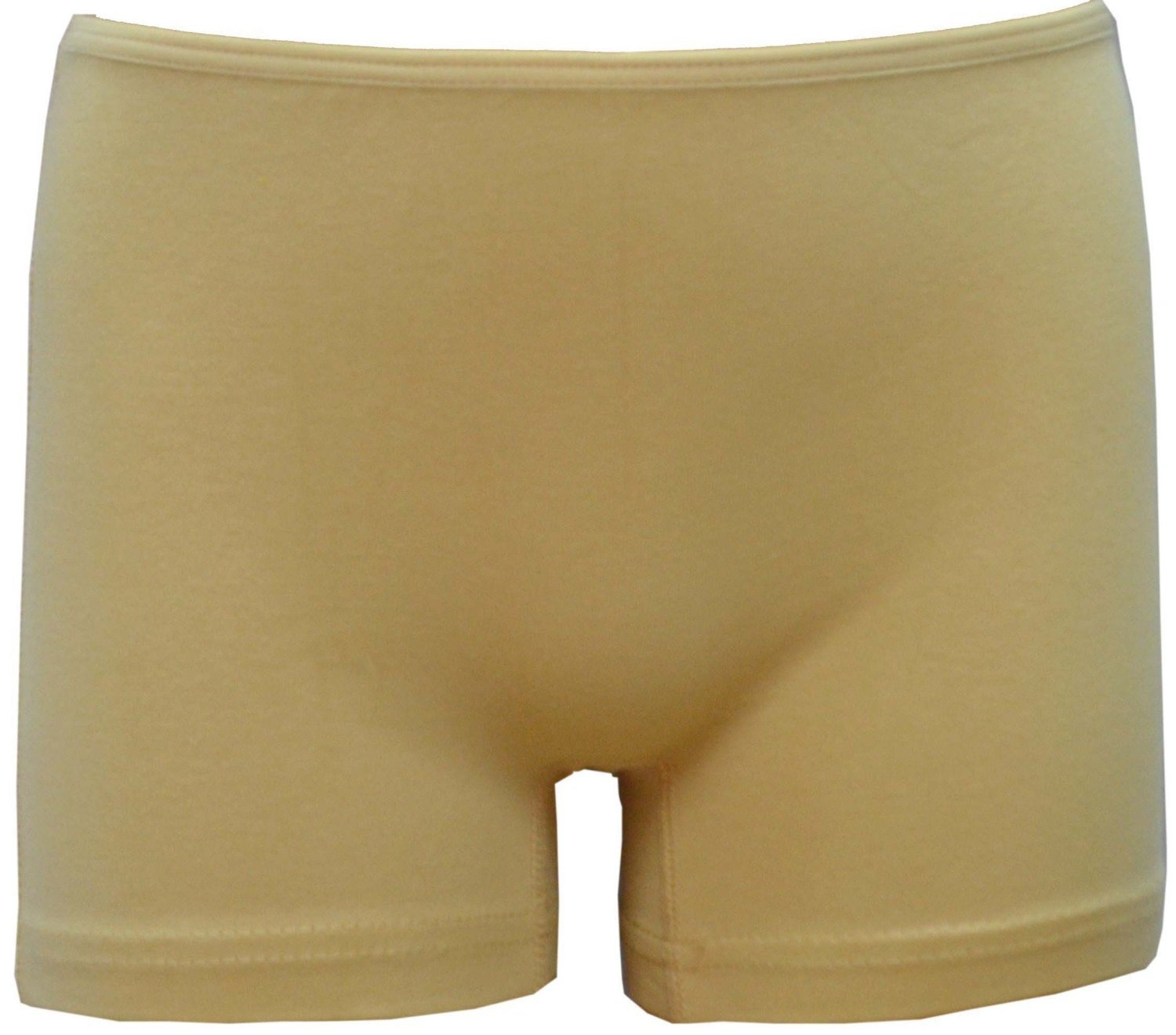 elegance1234 Girl's Cotton Lycra Stretchy Boxer Shorts for Schools Sport&Under School Skirt***Same Day Posting*** (11-13 Years, Skin)