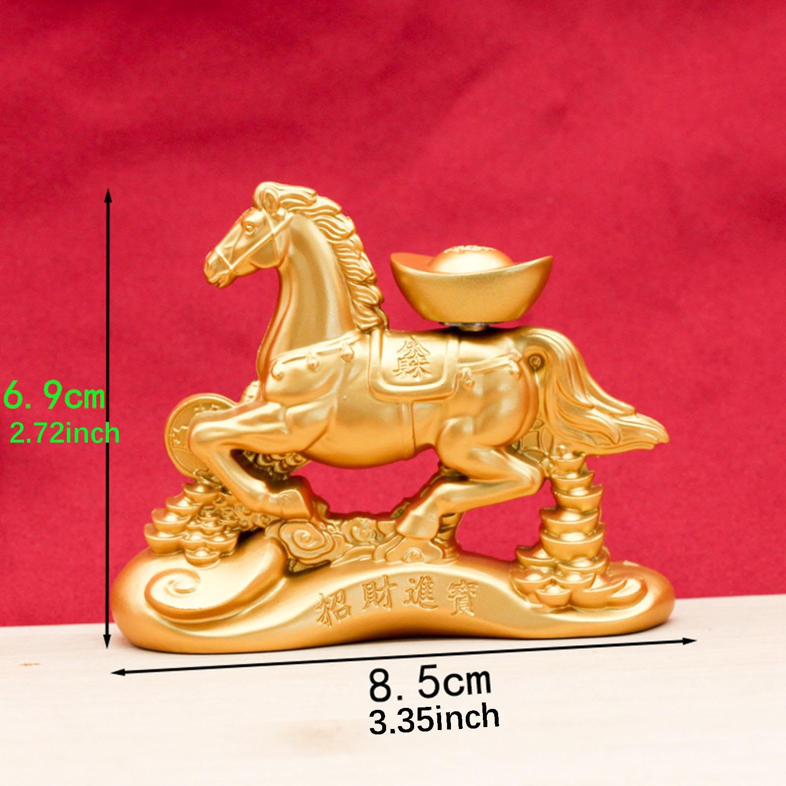 金メッキ 馬の彫刻 Amazon.co.jp: XLWLLNJ 馬の像の彫刻の装飾品、金色の芸術作品、祝福の